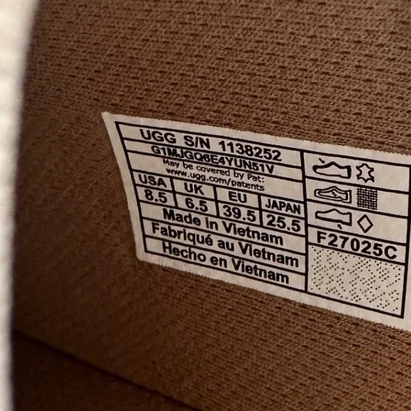 UGG Goldenstar Clog Driftwood Suede Platform Sandals Womens 8.5 - Picture 4 of 9